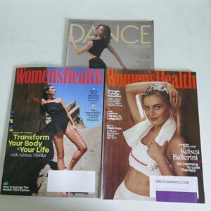 Women's Health and Dance Magazines 3 pack